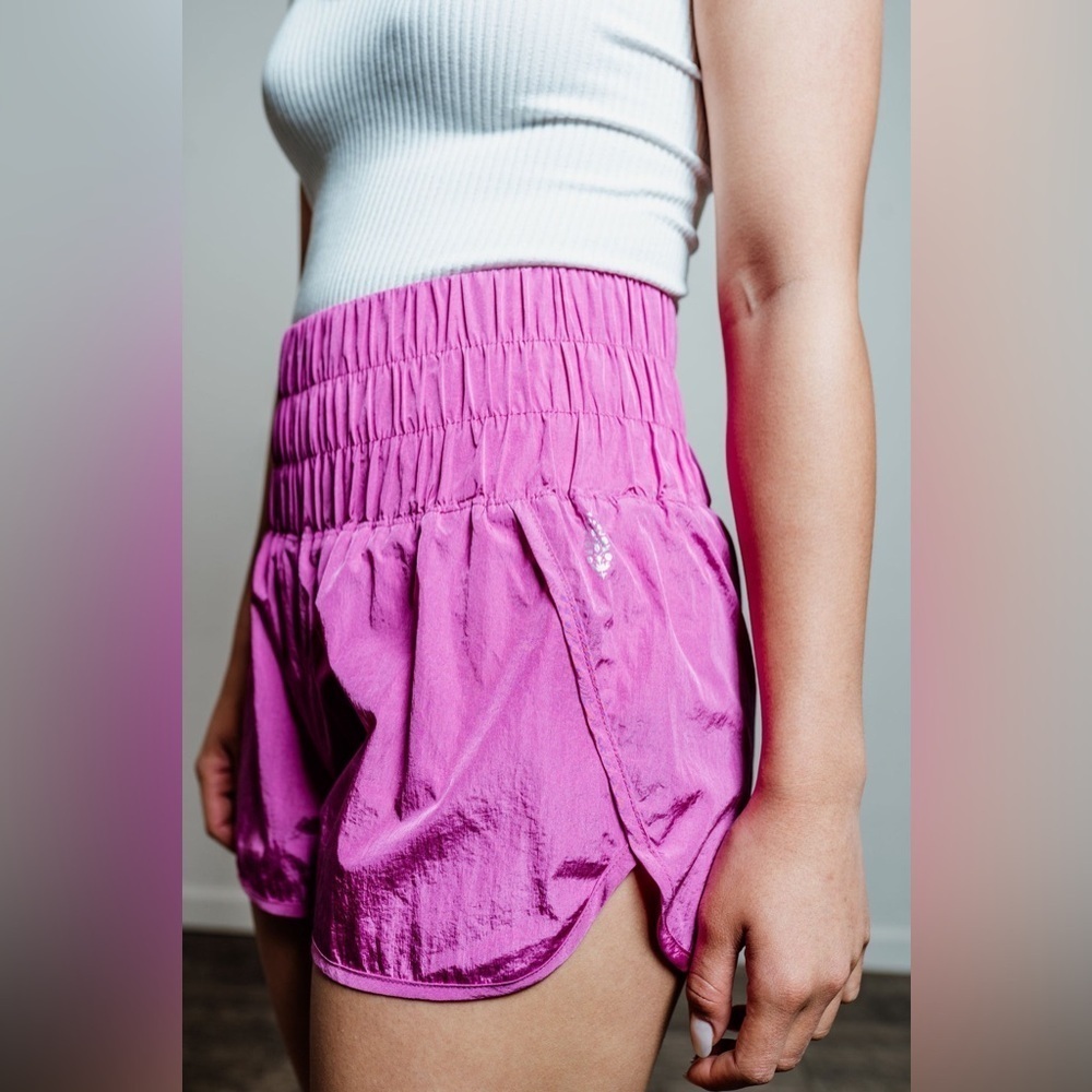 Free People The Way Home Shorts NWOT Pink Size Large